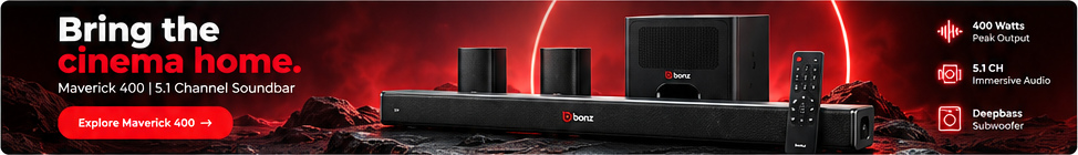 Bring the cinema home — Maverick 400 5.1 Channel Soundbar